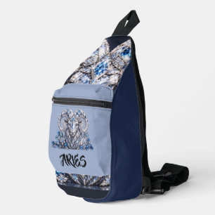 Luxe Aries Dierenriem Kristal Sling Bag
