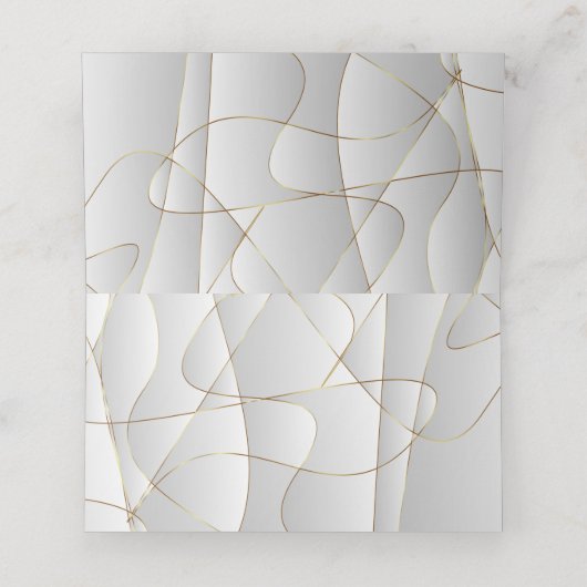 Luxe Art Deco Design (Binnenkant ongevouwen)