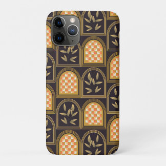 Luxe Art Deco geometrisch bloemmotief naadloos pat iPhone 11 Pro Hoesje