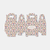 Luxe Artistieke Botanische Bloemen Paisley Wedding Bedankdoosjes (Uitgevouwen)