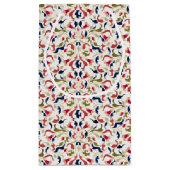 Luxe Artistieke Botanische Bloemen Paisley Wedding Klein Cadeauzakje (Achterkant)