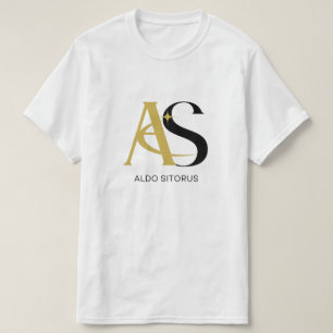 Luxe AS Monogram Logo - Elegante Aldo Sitorus Min T-shirt