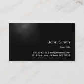 Luxe auto in het donkere Visitekaartje (Achterkant)