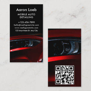 Luxe, automatische specificatie van de QR-code voo Visitekaartje
