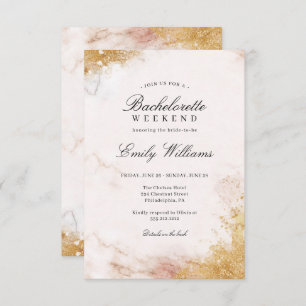 Luxe Bachelorette Weekend Uitnodiging