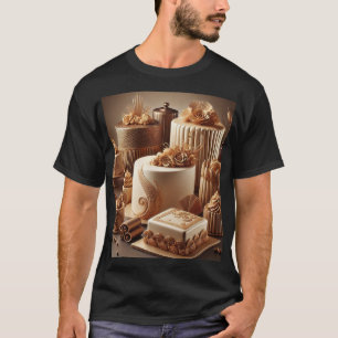 Luxe bakker & taart ontwerper t-shirt