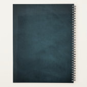 Luxe barber-winkelbediende goudelegant planner (Achterkant)