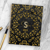 Luxe Baroque  Black en Gold Planner