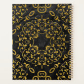 Luxe Baroque  Black en Gold Planner (Achterkant)