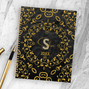 Luxe Baroque Vintage Noir Et Or