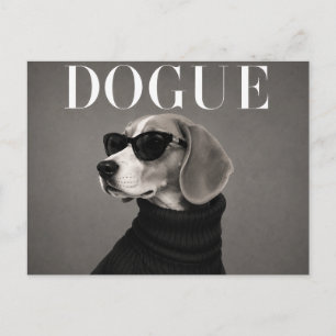 Luxe Beagle-hondenportret Briefkaart