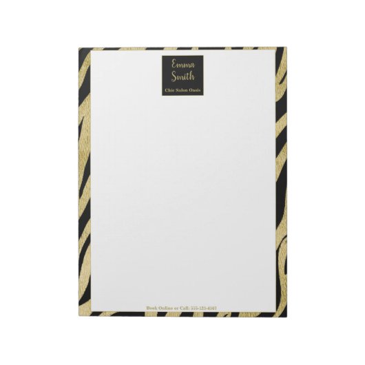 Luxe Beauty-ervaring Notitieblok (Gedraaid)