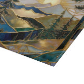 Luxe bergzonneglas snijplank (Hoek)