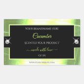 Luxe Black Light Green Brilliants Étiquette produi (Devant)