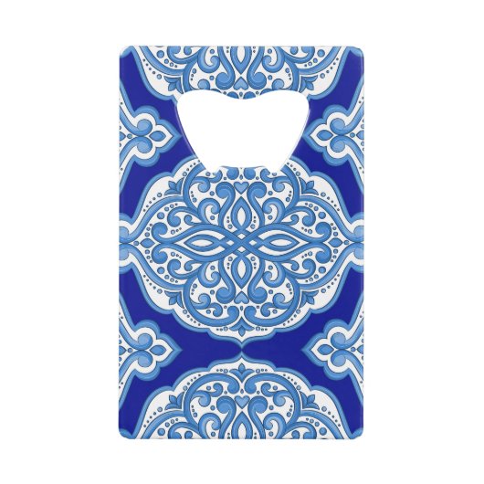 Luxe blanc-bleu, ornement turc. (Devant)