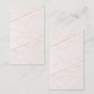Luxe blanco visitekaartje – Ivoor & Goud