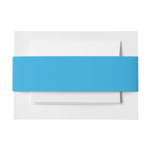 Luxe blauwe buikbanden Elegante uitnodigingen Wikkel