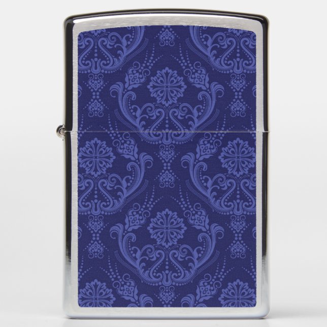 Luxe blauwe damesbehang (Voorkant)