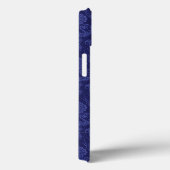 Luxe blauwe damesbehang Case-Mate iPhone case (Achterkant / Rechts)