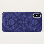 Luxe blauwe damesbehang Case-Mate iPhone case (Achterkant (horizontaal))