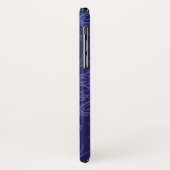 Luxe blauwe damesbehang Case-Mate iPhone case (Achterkant/links)