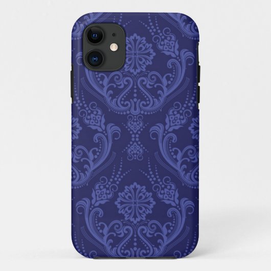 Luxe blauwe damesbehang Case-Mate iPhone case (Achterkant)