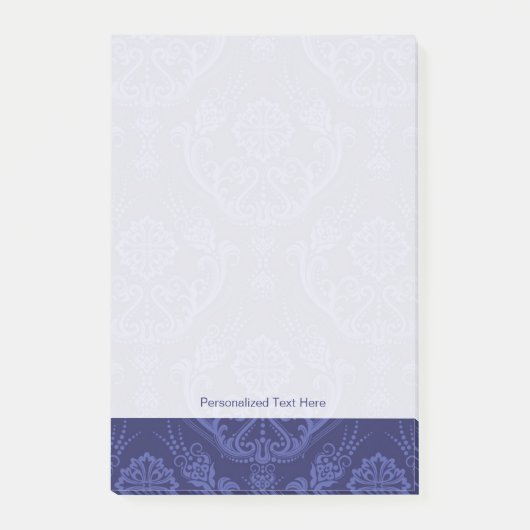 Luxe blauwe damesbehang post-it® notes (Voorkant)