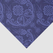 Luxe blauwe damesbehang tissuepapier (Detail)