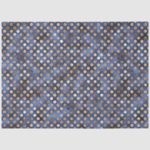 Luxe Blauwe en Gouden Serie Design 13 Tissuepapier