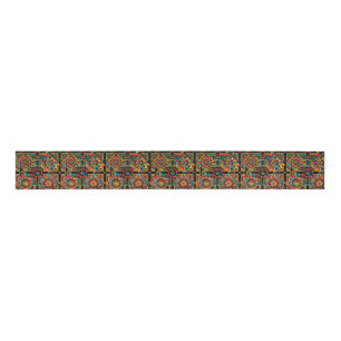 Luxe Blauwgroen "Aztec Dream" Crafting Grosgrain R Grosgrain Lint