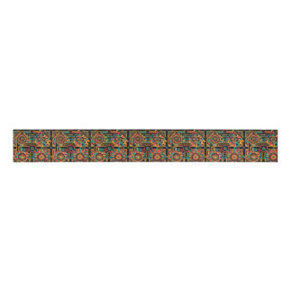 Luxe Blauwgroen "Aztec Dream" Crafting Grosgrain R Grosgrain Lint