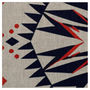 Luxe Blauwgroen "Cosmic Interlock" Linnen Textiel Stof