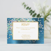 LUXE BLEU ARC-EN-CIEL HOLOGRAPHIQUE SPOT RSVP (Debout devant)