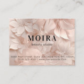 Luxe, Bleu-Beige, Fleur, Rappel Rendez-Vous (Devant)