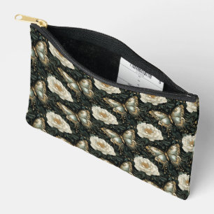 Luxe Bloem- & Vlinder Naadloos Patroon Etui