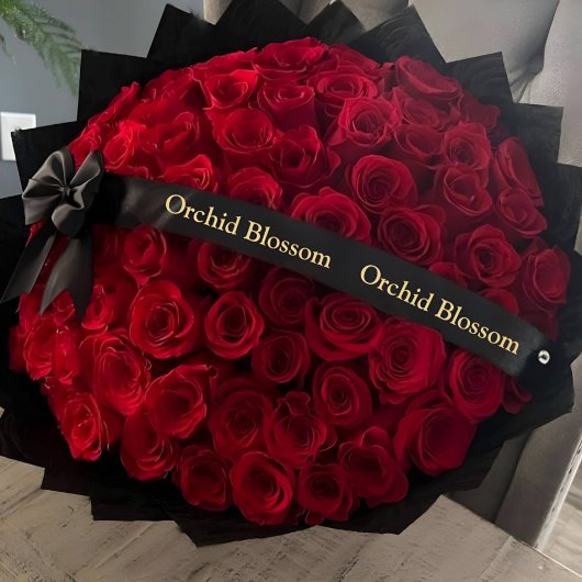 Luxe Bloemen Business Branded Zwart Goud Lint