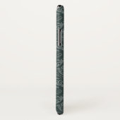 Luxe bloemkolenbehangselpapier Case-Mate iPhone case (Achterkant / rechts)