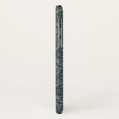 Luxe bloemkolenbehangselpapier Case-Mate iPhone case (Achterkant/links)