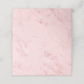 Luxe Blush Pink Marble Blank (Buitenkant ongevouwen)