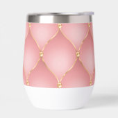 Luxe Blush Rose Rose Or Diamond Tufted (Gauche)