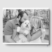 Luxe | Bold Modern Minimalist Mariage Livre d'invi (Verso)