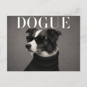 Luxe Border Collie Hond Portret Briefkaart