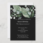 LUXE BOTANICAL BLACK SAGE BIRTHDAY KAART (Voorkant)