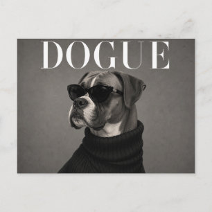 Luxe Boxer Hond Portret Briefkaart