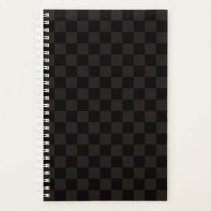 Luxe Brown/Noir À damiers