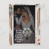 Luxe bruiloft uitnodiging Kaart – Elegante bruid & (Voorkant)