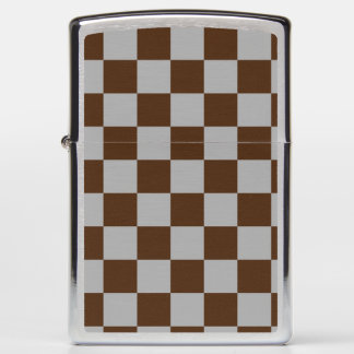 Luxe bruin/grijs gecheckt