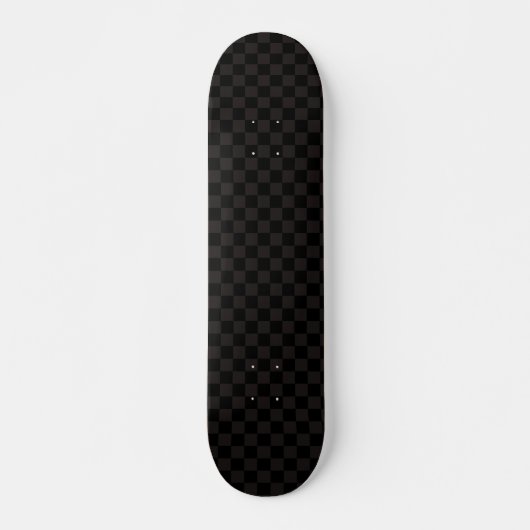 Luxe bruin/zwart gecheckt skateboard (Voorkant)