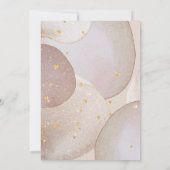 LUXE BUBBBLES FAIRE-PART DE MARIAGE (Dos)