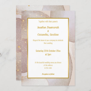 LUXE BUBBBLES FAIRE-PART DE MARIAGE